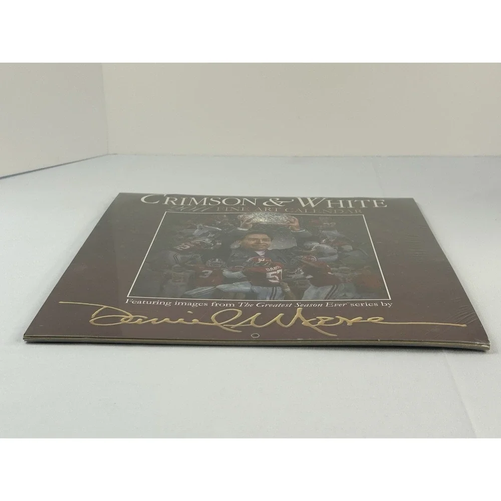 2011 Alabama Crimson & White Calendar Daniel Moore Art Football NEW Sealed